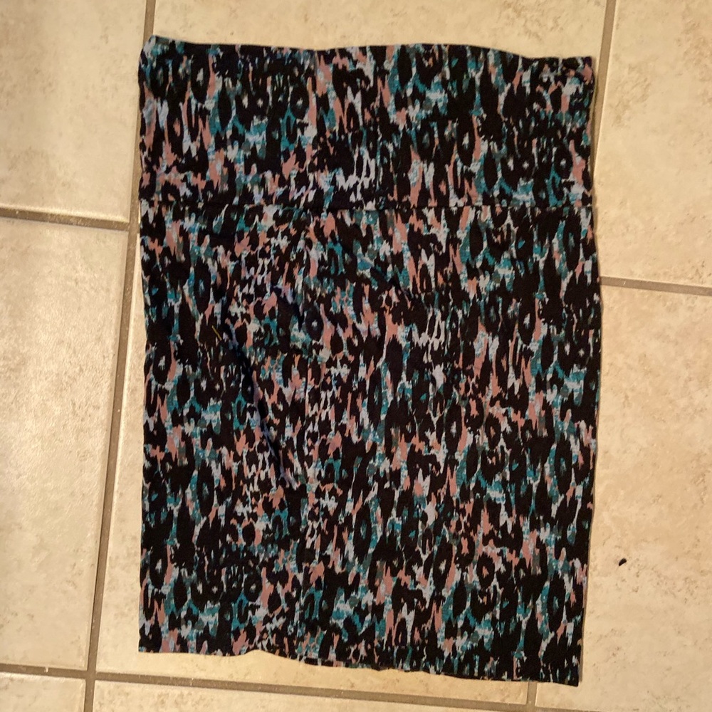 Leopard mini skirt